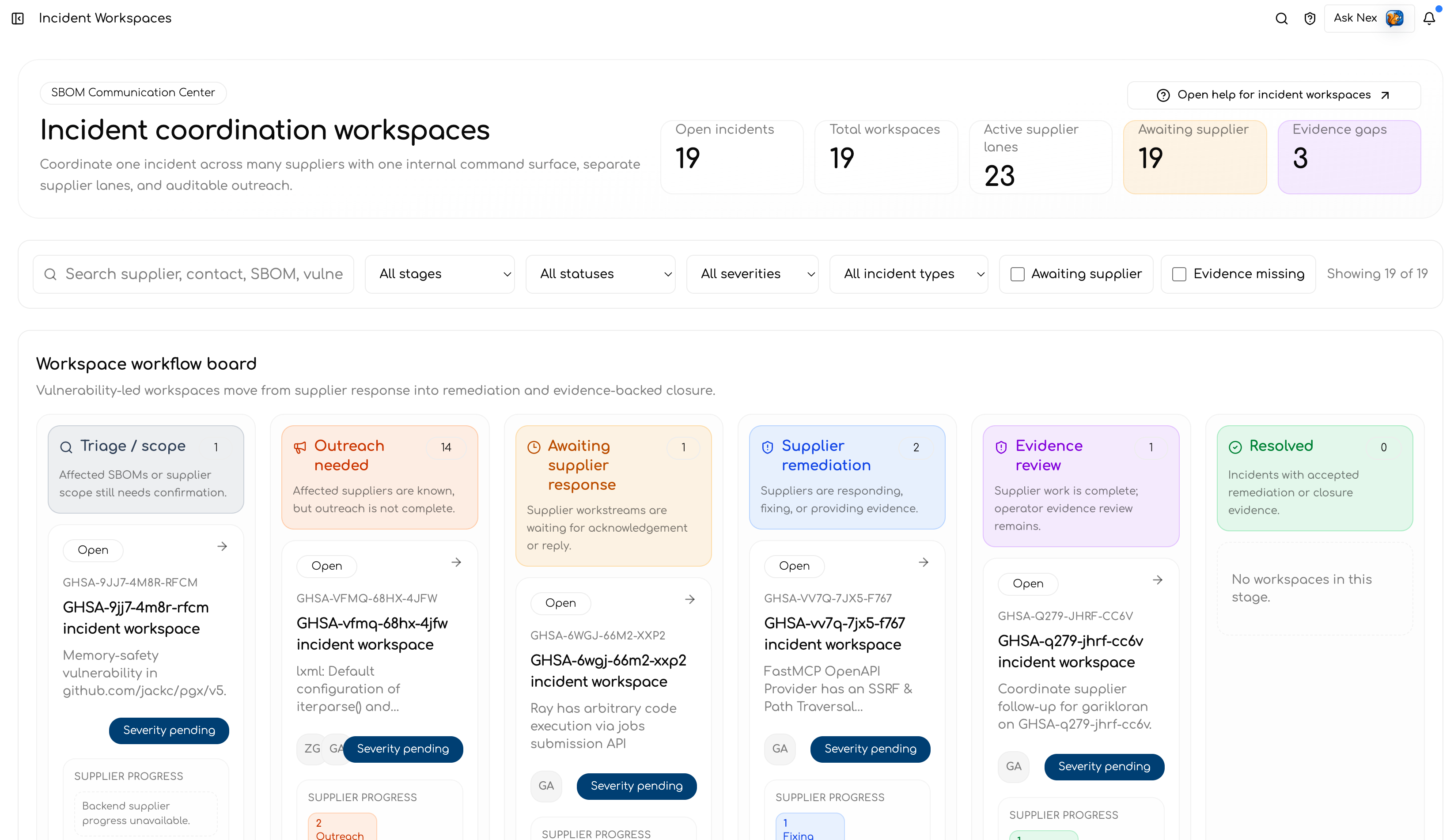 incident-workspaces